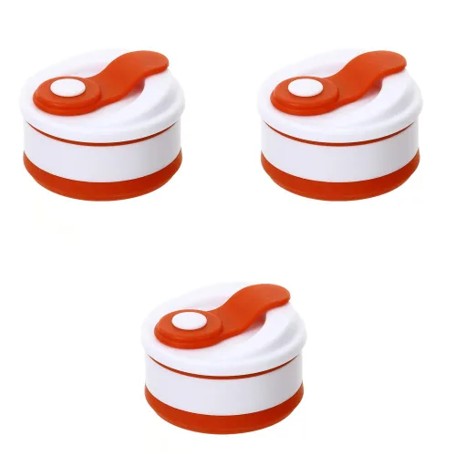 Miniatura 7 de YBM Home Taza de viaje plegable de silicona con tapa, vaso plegable de silicona irrompible para acampar y viajar, 12151vc-1