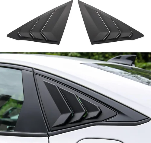 Miniatura 12 de Thenice Persianas triangulares para ventana lateral trasera Civic de 11ª generación, estilo carreras, para Honda Civic Sedan 2022, 2023, 2024, 2025