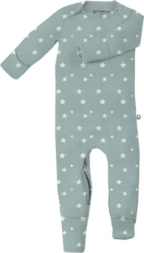 Miniatura 11 de GUNAMUNA Pijama unisex convertible ultrasuave para bebé, mameluco con cremallera para pañales, recién nacido a 24 meses