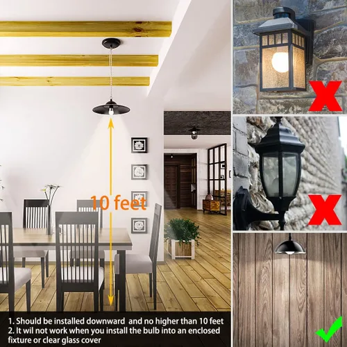 Miniatura 6 de Foco de luz con sensor de movimiento 2700K blanco cálido