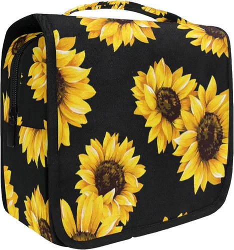 senya Kit de neceser de viaje colgante, estuche de maquillaje, organizador de cosméticos para hombres y mujeres