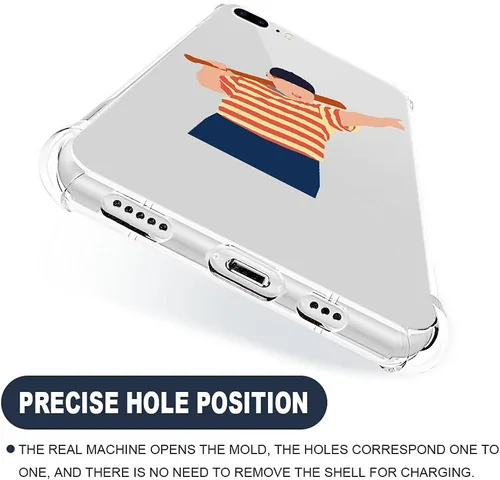 Miniatura 4 de CARLOCA Compatible con funda para iPhone SE 2020, funda para iPhone 8 para niñas, diseño transparente con patrón de lucha de béisbol de niños