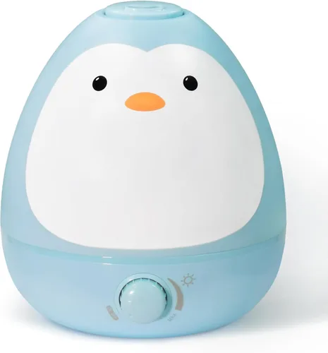 Earnest Living Humidificador de niebla fría 3 en 1 para bebé con difusor de aceite esencial + luz nocturna, humidificador sin bisfenol A sin
