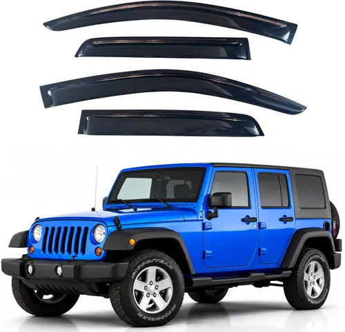 Miniatura 337 de Visor para ventana IG para Hyundai Venue 2020-2023, protector contra la lluvia, adhesivo extra duradero, deflector de viento para lado