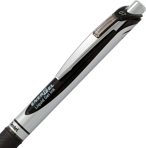 Miniatura 7 de Pentel EnerGel RTX - Bolígrafo de gel líquido retráctil (¹/₃₂ pulgadas), línea mediana, tintas de colores surtidos, 12 unidades (BL77BP12M)