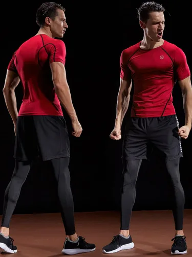 Miniatura 6 de NELEUS Camisetas de compresión para hombre