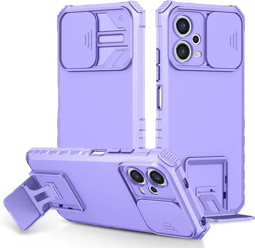 Miniatura 71 de Funda compatible con Xiaomi Redmi Note 12 Pro 4G Dimensional Soporte Ventana Deslizante Teléfono Móvil Funda Protectora a Prueba de Golpes Funda