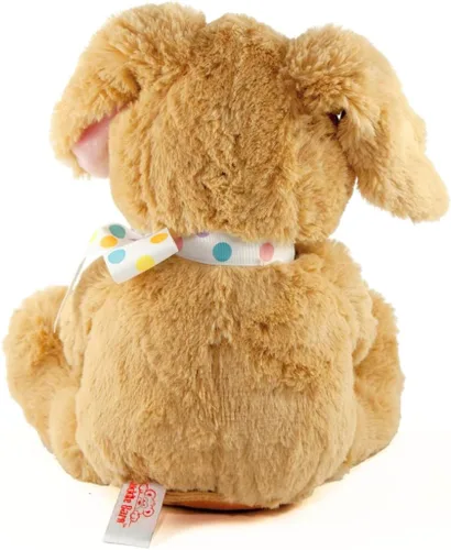 Miniatura 3 de Cuddle Barn - Hip & Hop Juguete de peluche interactivo animado conejo de Pascua que sostiene pollo en huevo canta y golpea a Peter Cottontail
