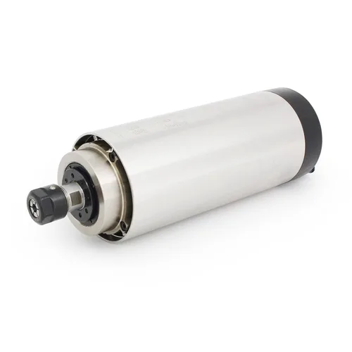 RATTMMOTOR Motor de husillo CNC de 1500 W 3.150 in de diámetro 1.5KW 110V Motor de husillo refrigerado por aire ER16 Collet 15A 400HZ 24000RPM para