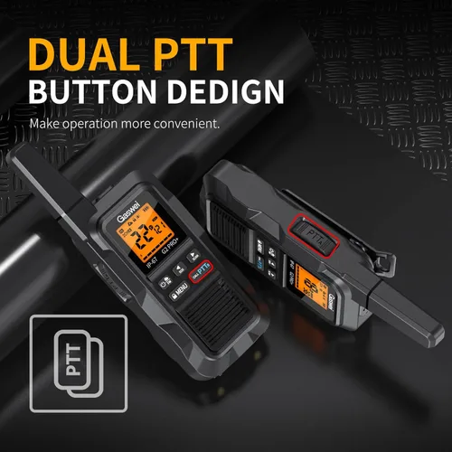 Miniatura 7 de Gaswei G2pro+ Walkie Talkies de Servicio Pesado para Adultos, Radios Bidireccionales Recargables de Largo Alcance de 2 Vatios, Clima NOAA, Radio FM