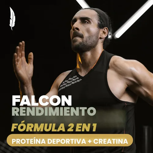 Miniatura 3 de BIRDMAN Falcon - Proteína vegana de rendimiento, 31g de proteína, 5g de creatina, 5g de BCAA, probióticos, electrolitos, pre-entrenamiento, baja