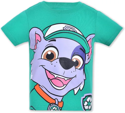 Miniatura 3 de Nickelodeon Paw Patrol - Paquete de 4 camisetas gráficas para niños pequeños y pequeños