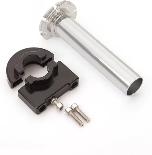 Miniatura 3 de Krace - Agarraderas de mano para motocicleta de 7/8 pulgadas con tubo de acelerador anodizado CNC de giro rápido, control de palanca motorizado