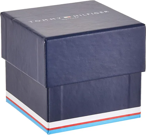 Miniatura 5 de Tommy Hilfiger 1710355 Sofisticado reloj deportivo analógico de cuarzo plateado para hombre Tono Movimiento de cuarzo