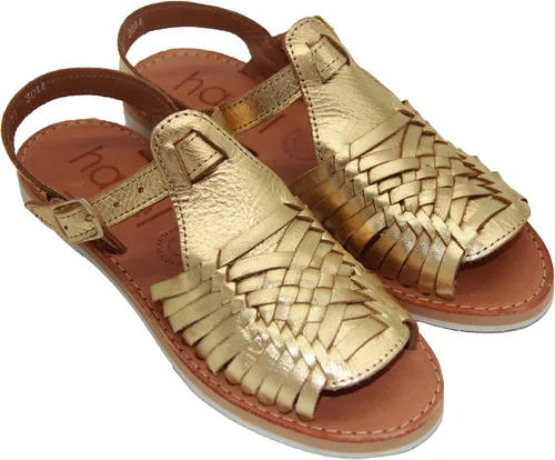 The Western Shops Sandalias de cuero para mujer, sandalias de mujer Huarache, sandalias de cuero mexicano del dedo del pie abierto