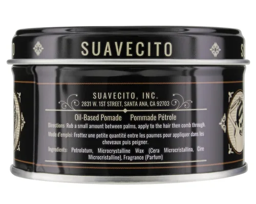 Miniatura 2 de Suavecito Pomada a base de aceite lata de 3 onzas – Aroma original peinado de larga duración, alto brillo saludable, para todo tipo de cabello