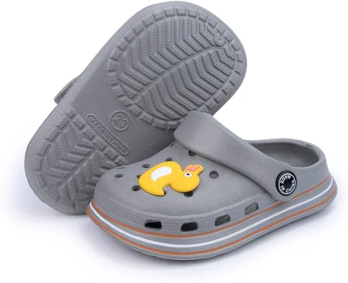 Miniatura 5 de Casazoe Zuecos de agua para niños y niñas pequeños, sandalias de agua sin cordones, ligeras, para exteriores, verano, playa, piscina