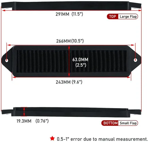 Miniatura 3 de Filtros de Cubierta de Aire Compatibles con BMW E chasis E82 E88 E90 E91 E92 E93 X1 335i 135i 328i Negro