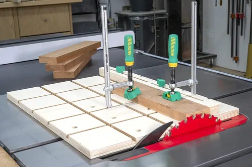 Miniatura 11 de MICROJIG MatchFit Abrazadera AP de cola de milano con almohadilla X, herramienta de sujeción de 2 vías para mesa de enrutador, accesorios CNC