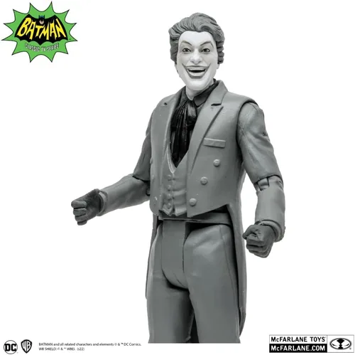 Miniatura 5 de McFarlane DC Retro Wave 4 Batman 66 Figura de acción, El Joker, 6 pulgadas
