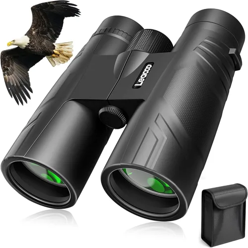 Miniatura 8 de Binoculares compactos para adultos y niños con prisma BAK4, lente FMC de 15x25, binoculares impermeables con visión de poca luz, binoculares Verde
