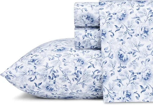Miniatura 37 de Laura Ashley - Juego de sábanas King, sábans de cama extremadamente suaves con una sensación ligera y naturalmente sedosa de algodón satinado - Musa