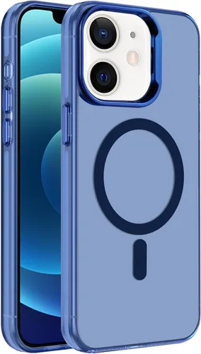 Miniatura 74 de S. Tedazo Funda magnética para iPhone 7/8 Plus (5.5 pulgadas) compatible con MagSafe, [no amarillenta] delgada, a prueba de golpes, funda para Negro