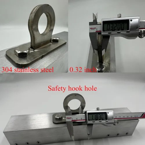 Miniatura 3 de Abrazadera de techo de costura de pie, sistema de protección contra caídas de anclaje de techo, anclajes de techo reutilizables para protección