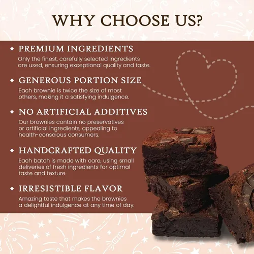 Miniatura 5 de Ruth's Caramel Swirl Brownies extra fudgy Brownies 1 docena - Golosinas horneadas gourmet Delicioso regalo con los mejores ingredientes