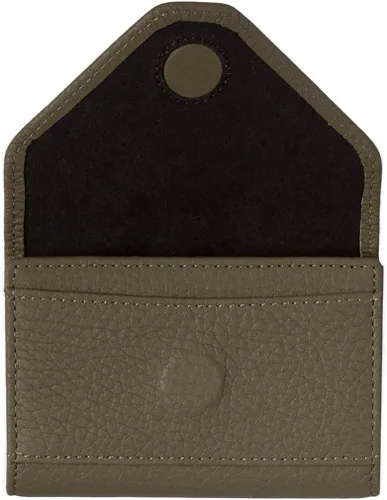 Miniatura 52 de grande Estuches para tarjetas 3639, Naranja, Tarjetero de cuero con cierre magnético, cartera pequeña de acordeón para mujer