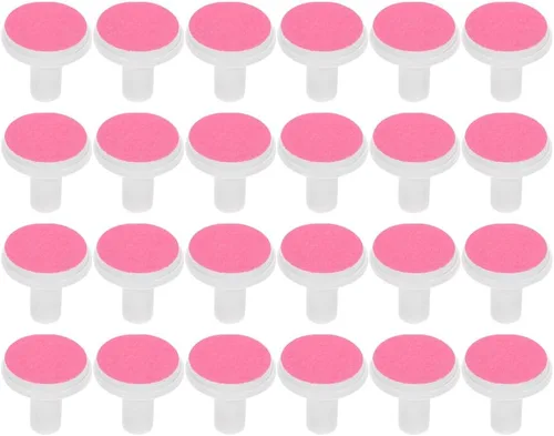 Miniatura 10 de DOITOOL Almohadillas de repuesto para lima de uñas eléctricas para bebés, 24 cabezales de rectificado de 0.70 pulgadas para recortadora de uñas