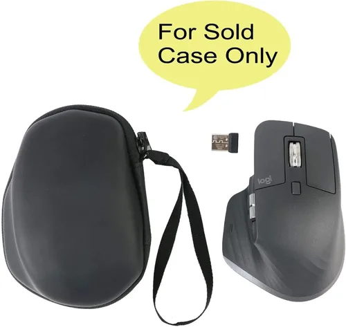 Miniatura 2 de co2CREA Funda de viaje rígida de repuesto para mouse inalámbrico Logitech MX Master 2S Advanced (funda negra + interior blanco)