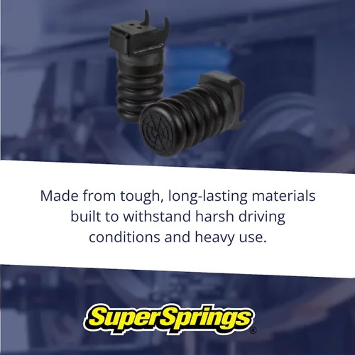 Miniatura 7 de SuperSprings SSR-116-47 SumoSprings Trasero Solo para Ford F-150 Par izquierdo/derecho Capacidad de 1500 (lb) al 50% de compresión Fabricado