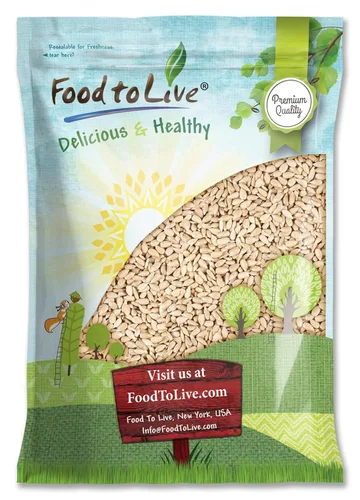 Miniatura 12 de Food to Live Semillas de girasol, 5 libras, verificadas sin OMG, granos, sin cáscara, kosher, crudas, veganas, sirtfood, a granel