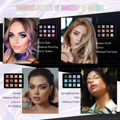 Miniatura 3 de Kits de maquillaje multiusos para adolescentes, juego de maquillaje de viaje no tóxico, regalo de maquillaje para mujeres adolescentes, sombras