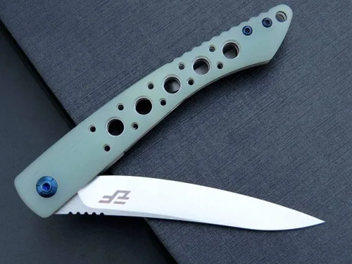 Miniatura 5 de Eafengrow EF943 EDC Cuchillo plegable D2 hoja de acero G10 Mango Flipper Cuchillos con clip de bolsillo para camping, senderismo, supervivencia al