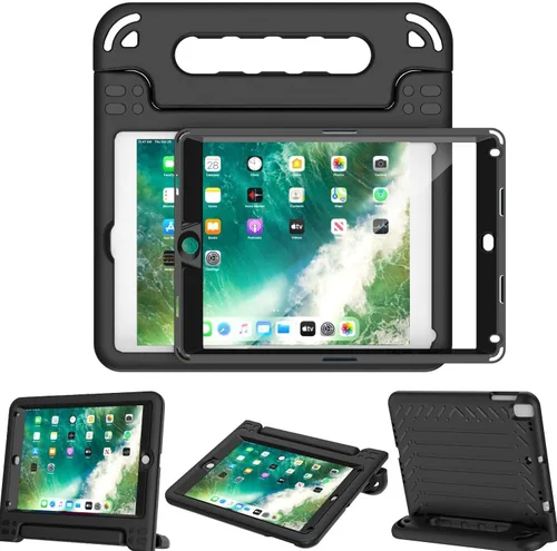 AVAWO funda para iPad 9.7" 2017, para niños., Negro