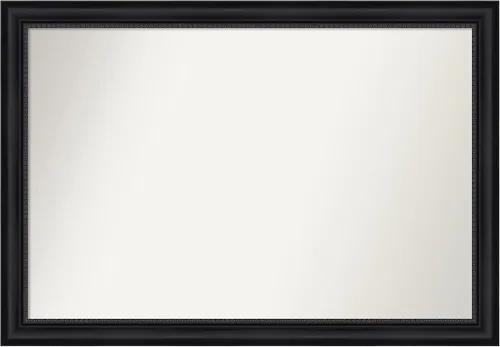 Miniatura 297 de Amanti Art Espejo personalizado, espejo de baño negro Astor, espejo de pared o espejo de tocador de baño sobre el fregadero (25 x 25 pulgadas)