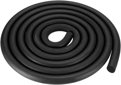 Miniatura 4 de uxcell Burlete de Sello de Goma de Espuma 6mm de Diámetro 3 Metros de Largo Negro
