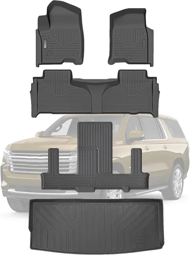 Miniatura 26 de Revestimientos de suelo para Acura ADX y Honda HR-V 2023-2026 TPE 2023-2026 TPE protección para todo tipo de clima, tapetes de primera y 2ª fila