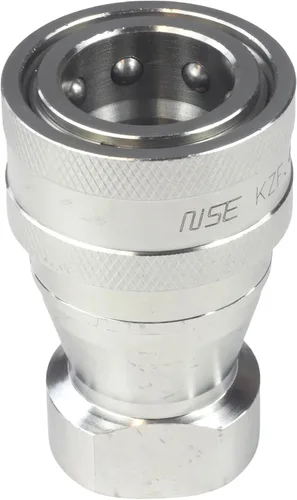 Miniatura 5 de HFS (R) 1/2" hembra NPT acoplador de desconexión rápida conjunto hidráulico 304 acero inoxidable