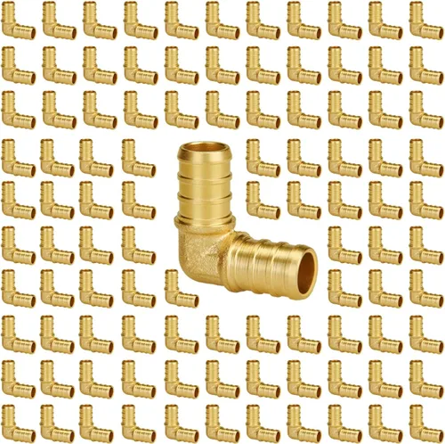 Miniatura 36 de SUNGATOR Paquete de 50 accesorios Pex de 1/2" en T, accesorios Pex de 1/2 pulgada en T, sin plomo, de latón, certificados NSF