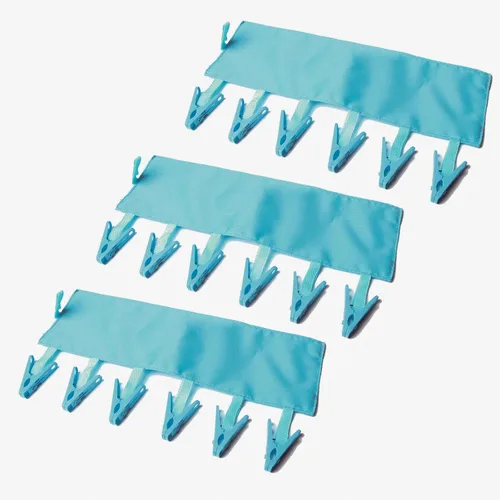 TamBee Clips portátiles para colgar ropa de viaje, colgador de ropa de viaje, percha de secado de toallas, colgador de ropa plegable portátil para