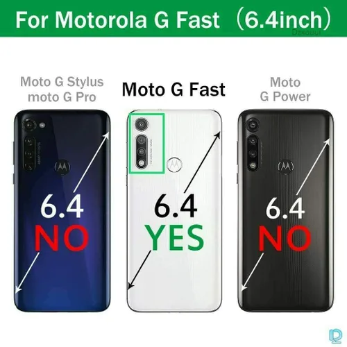 Miniatura 2 de Funda para Moto G Fast de cuerpo completo a prueba de golpes, con protector de pantalla integrado para niñas y mujeres, funda protectora brillante