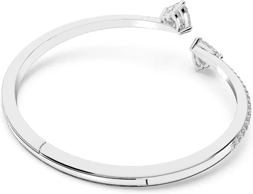 Miniatura 5 de Swarovski - Colección de pulseras de corazón Soul, acabado de rodio, cristales transparentes