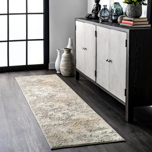 Miniatura 15 de nuLOOM Chastin - Alfombra abstracta moderna de 5 x 8 pies, moderna/contemporánea, beige/gris, para sala de estar, dormitorio, comedor, cocina