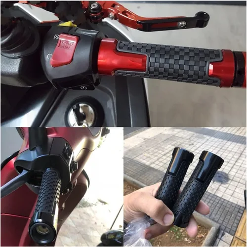 Miniatura 5 de Manillar de motocicleta de 7/8 pulgadas 0.866 in para manillar antideslizante para BMW G650GS G 650 GS G650X 2011 2012 2013 2014 2015 2016 2017 Negro