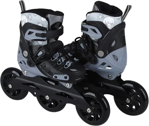 Miniatura 2 de Patines en línea, 3 ruedas de 3.937 in 4 tamaños ajustables en línea patines de velocidad para niños, niñas, adolescentes – Patines profesionales