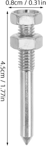 Miniatura 3 de Gatuida 20 púas de césped, picos de tierra de uñas, picos para aireador de hielo, estacas de repuesto para zapatos, herramienta de pinchos