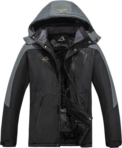 Miniatura 7 de Men's Ski Jacket Waterproof Warm Winter Mountain Windbreaker Hooded Raincoat Snow Jackets